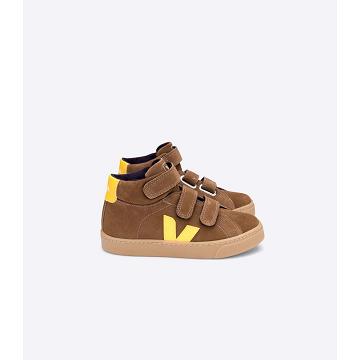 Dětské Vysoké Veja ESPLAR MID SUEDE Káva | CZ 696LIS